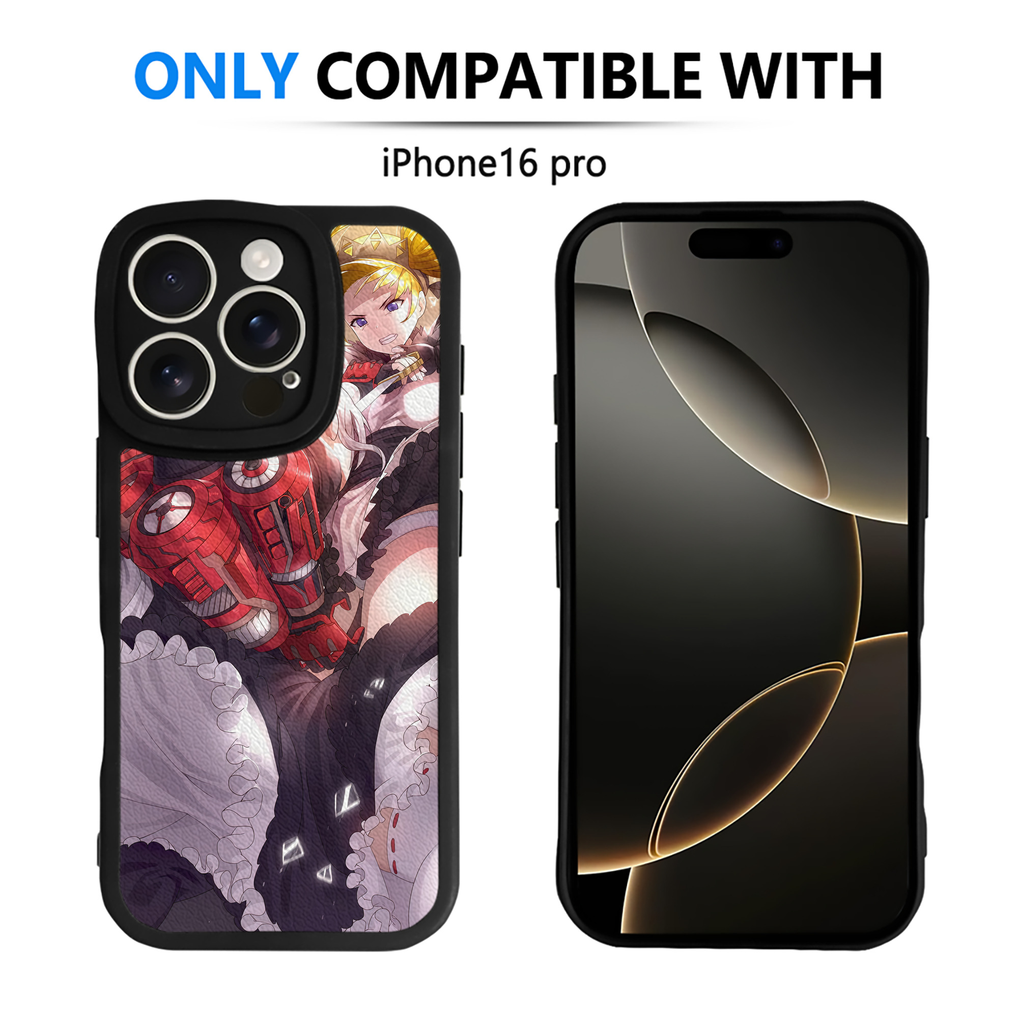 （画像用） 美少女戦士セーラームーン Sailor Moon 【iPhone 16シリーズ対応】シリコンスマホケース（レザー調） 材質：シリコン